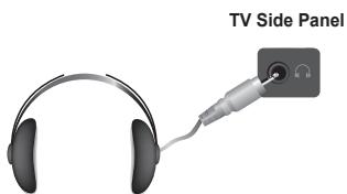 SAMSUNG PN42A450 - Connecting Headphones (Sold separately) - 1