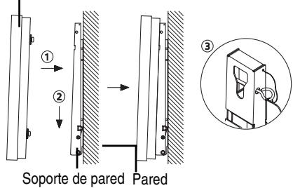 SAMSUNG PPM42M7HBP - Para montar el aparato en el soporte de pared - 4