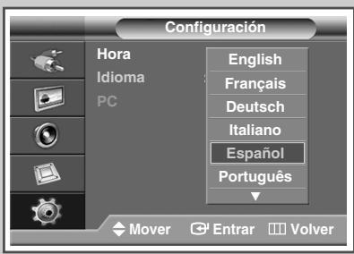 SAMSUNG PPM42M7HBP - Elección del idioma - 2