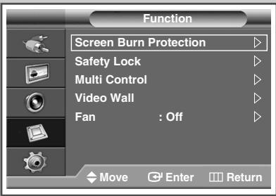 SAMSUNG PPM42M7HBP - Selecting the Fan - 1
