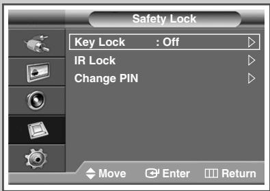 SAMSUNG PPM42M7HBP - Activating Panel Button Lock - 2