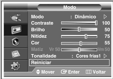 SAMSUNG PPM42M7HBP - Como personalizar os ajustes da imagem - 5