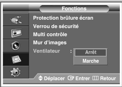 SAMSUNG PPM42M7HBP - Sélection du ventilateur - 2