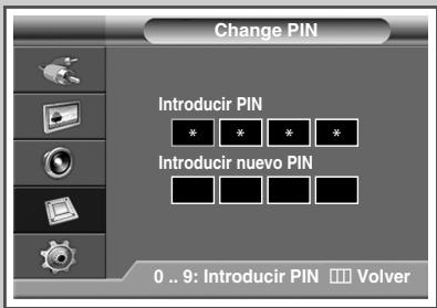 SAMSUNG PPM42M7HBP - Configuración del número de identificación personal - 4