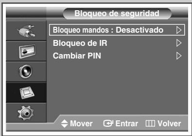 SAMSUNG PPM42M7HBP - Activación del botón delbloqueo del panel - 2