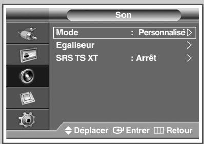 SAMSUNG PPM42M7HBP - Réglage de TruSurround XT - 1