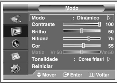 SAMSUNG PPM42M7HBP - Como alterar o padrão de imagem - 2