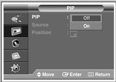 SAMSUNG PPM42M7HBP - Viewing the Picture in Picture (PIP) - 3