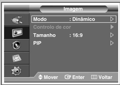 SAMSUNG PPM42M7HBP - Como personalizar os ajustes da imagem - 1