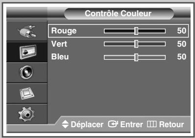 SAMSUNG PPM42M7HBP - Réglage des couleurs RVB (en mode PC) - 2