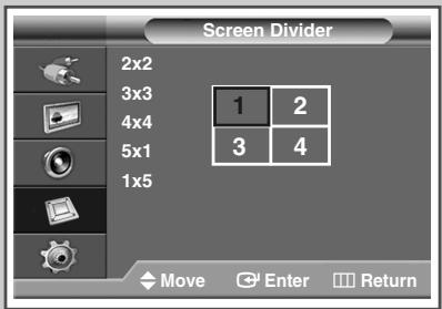 SAMSUNG PPM42M7HBP - Setting the Multiple Screen - 5