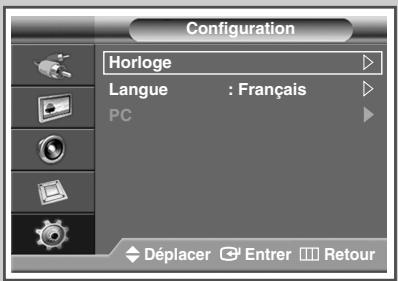 SAMSUNG PPM42M7HBP - Réglage et affichage de l'heure actuelle - 1