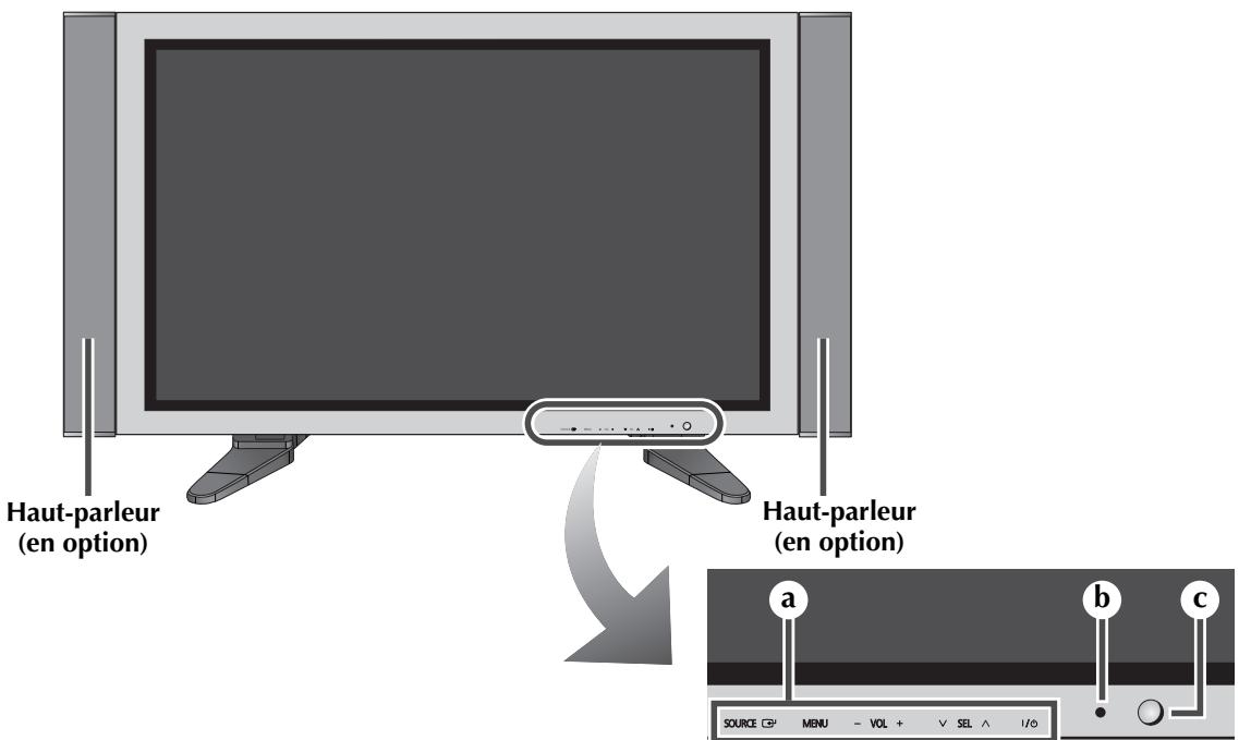 SAMSUNG PPM42M7HBP - Partie avant de l'écran à plasma - 1
