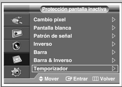 SAMSUNG PPM42M7HBP - Ajuste del temporizador de la funciona Proteccion Pantalla inactiva - 1