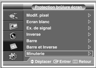SAMSUNG PPM42M7HBP - Réglage de la minuterie de protection contre la brûlure d'écran - 1