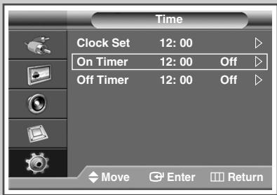 SAMSUNG PPM42M7HBP - Switching the PDP Display On and Off Automatically - 2