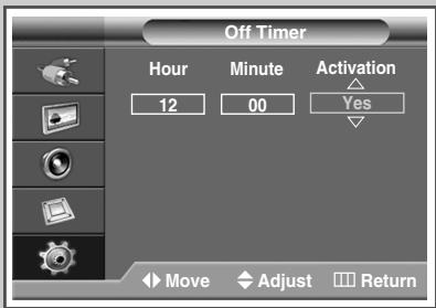 SAMSUNG PPM42M7HBP - Switching the PDP Display On and Off Automatically - 8