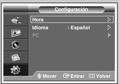 SAMSUNG PPM42M7HBP - Ajuste y visualización de la hora actual - 1