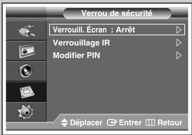SAMSUNG PPM42M7HBP - Verrouillage des touches sur le panneau de commande - 2