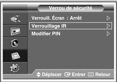 SAMSUNG PPM42M7HBP - Verrouillage des touches de la télécommande - 2