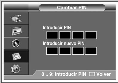 SAMSUNG PPM42M7HBP - Configuración del número de identificación personal - 3