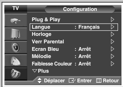 SAMSUNG PS-42S5H - Choix de la langue - 1