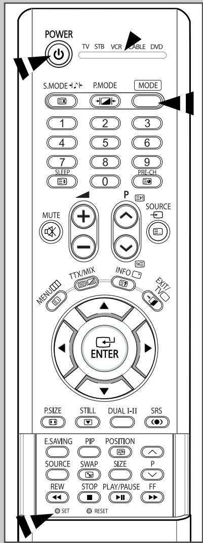 SAMSUNG PS-42S5H - Programmation de la télécommande pour commander d'autres équipements - 1