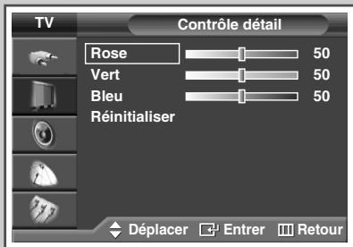 SAMSUNG PS-42S5H - Réglage du mode contrôle couleur (contrôle détaillé) - 3