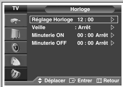 SAMSUNG PS-42S5H - Réglage et affichage de l'heure - 2