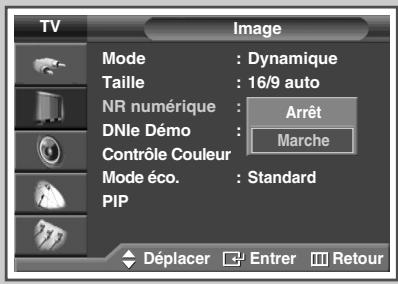SAMSUNG PS-42S5H - Utilisation de la fonction digital NR (réduc. bruit) - 2