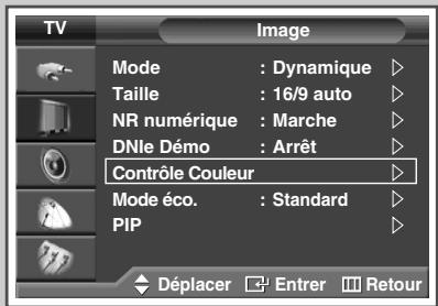 SAMSUNG PS-42S5H - Réglage du mode contrôle couleur (contrôle facile) - 1