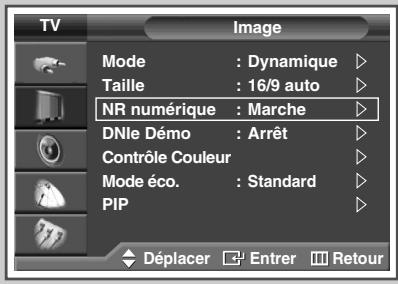 SAMSUNG PS-42S5H - Utilisation de la fonction digital NR (réduc. bruit) - 1