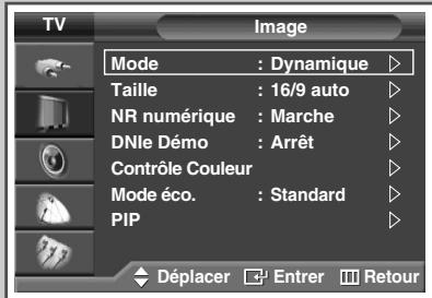 SAMSUNG PS-42S5H - Personnalisation des réglages de l'image - 1