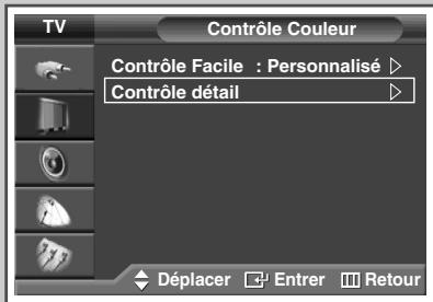 SAMSUNG PS-42S5H - Réglage du mode contrôle couleur (contrôle détaillé) - 2