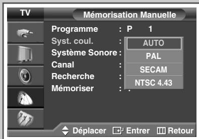 SAMSUNG PS-42S5H - Mémorisation manuelle des canaux - 3