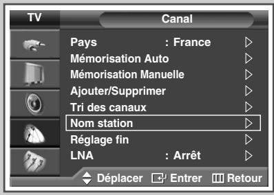 SAMSUNG PS-42S5H - Attribution de noms aux canaux - 1