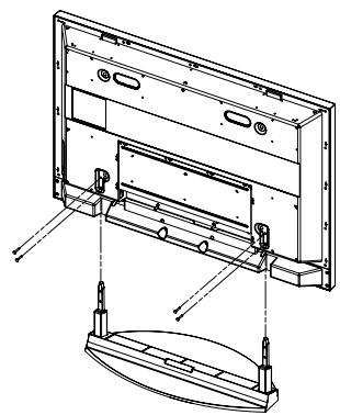 SAMSUNG PS-42S5H - Assemblage de la base-support - 1