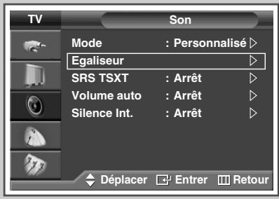 SAMSUNG PS-42S5H - Personnalisation des réglages du son - 1