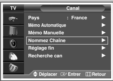 SAMSUNG PS-42V4S - Attribution de noms aux canaux - 1