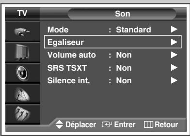 SAMSUNG PS-42V4S - Réglage des paramètres du son - 1