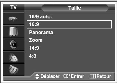SAMSUNG PS-42V4S - Positionnement et dimensionnement de l'écran à l'aide du zoom - 3