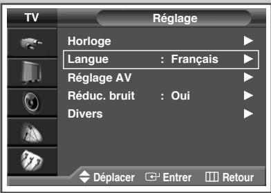SAMSUNG PS-42V4S - Choix de la langue - 1