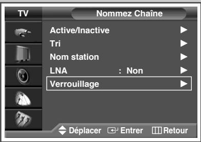 SAMSUNG PS-42V4S - ♦ Activation du verrouillage - 2