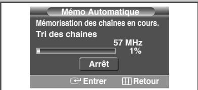 SAMSUNG PS-42V4S - Mémorisation automatique des canaux - 4