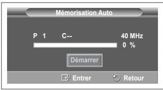 SAMSUNG PS-50C91H - Mémorisation automatique des canaux - 3