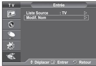 SAMSUNG PS-50C91H - Modification du nom des périphériques - 1