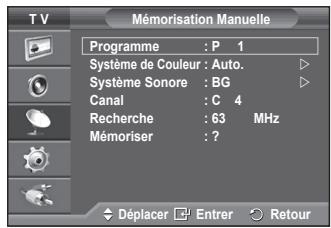 SAMSUNG PS-50C91H - Organisation des canaux mémorisés - 4