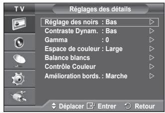 SAMSUNG PS-50C91H - Vous pouvez configurer des réglages détaillés de l'image. - 2