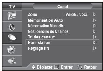 SAMSUNG PS-50C91H - Attribution de noms aux canaux - 1