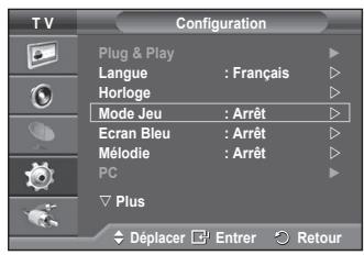 SAMSUNG PS-50C91H - Si le mode Jeu est défini sur Marche: - 1